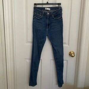 Zara Dark Wash Skinny Jeans (6)
